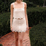 Crochet Mini Skirt