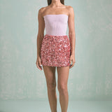 Sequined A-Line Mini Skirt