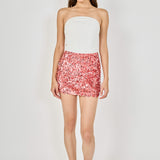 Sequined A-Line Mini Skirt