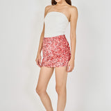 Sequined A-Line Mini Skirt