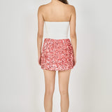 Sequined A-Line Mini Skirt