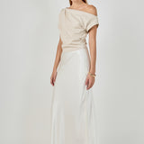 Draped Off-Shoulder Top