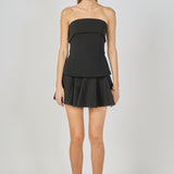 Folded Strapless Top