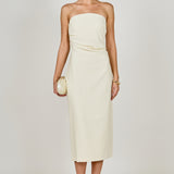 Mina Strapless Midi Dress