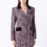 Tweed Blazer Dress