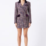 Tweed Blazer Dress