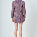Tweed Blazer Dress