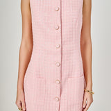 Sequined Novelty Sleeveless Mini Dress