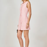 Sequined Novelty Sleeveless Mini Dress