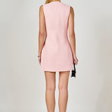 Sequined Novelty Sleeveless Mini Dress