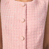 Sequined Novelty Sleeveless Mini Dress
