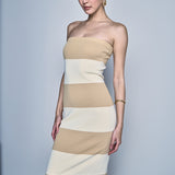 Stripe Tube Maxi Dress