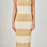 Stripe Tube Maxi Dress