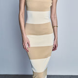 Stripe Tube Maxi Dress