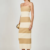 Stripe Tube Maxi Dress