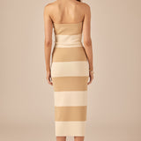 Stripe Tube Maxi Dress