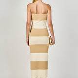 Stripe Tube Maxi Dress