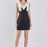 Color Block Mini Dress