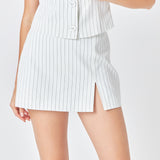 Stripe Skort