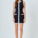 Color Block Knit Dress