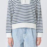 Stripe Terry Sweatshirt