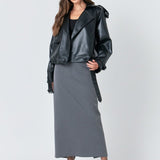 Trench Short Pu Jacket