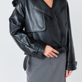 Trench Short Pu Jacket