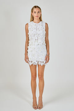 Embellished Sleeveless Top