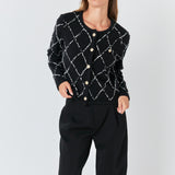 Diamond Pattern Knit