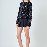 Diamond Pattern Knit