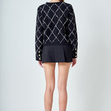Diamond Pattern Knit