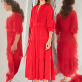 Pin Tuck Dress