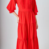 Pin Tuck Dress