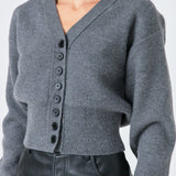 V-neck Detailed Cardigan