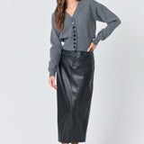 V-neck Detailed Cardigan
