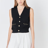 Chain Detail Vest