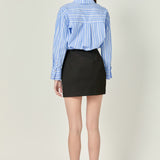 Twill Mini Skirt