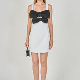 Sophia Bow Cutout Mini Dress