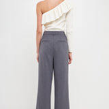 One Shoulder Top With Ruffle