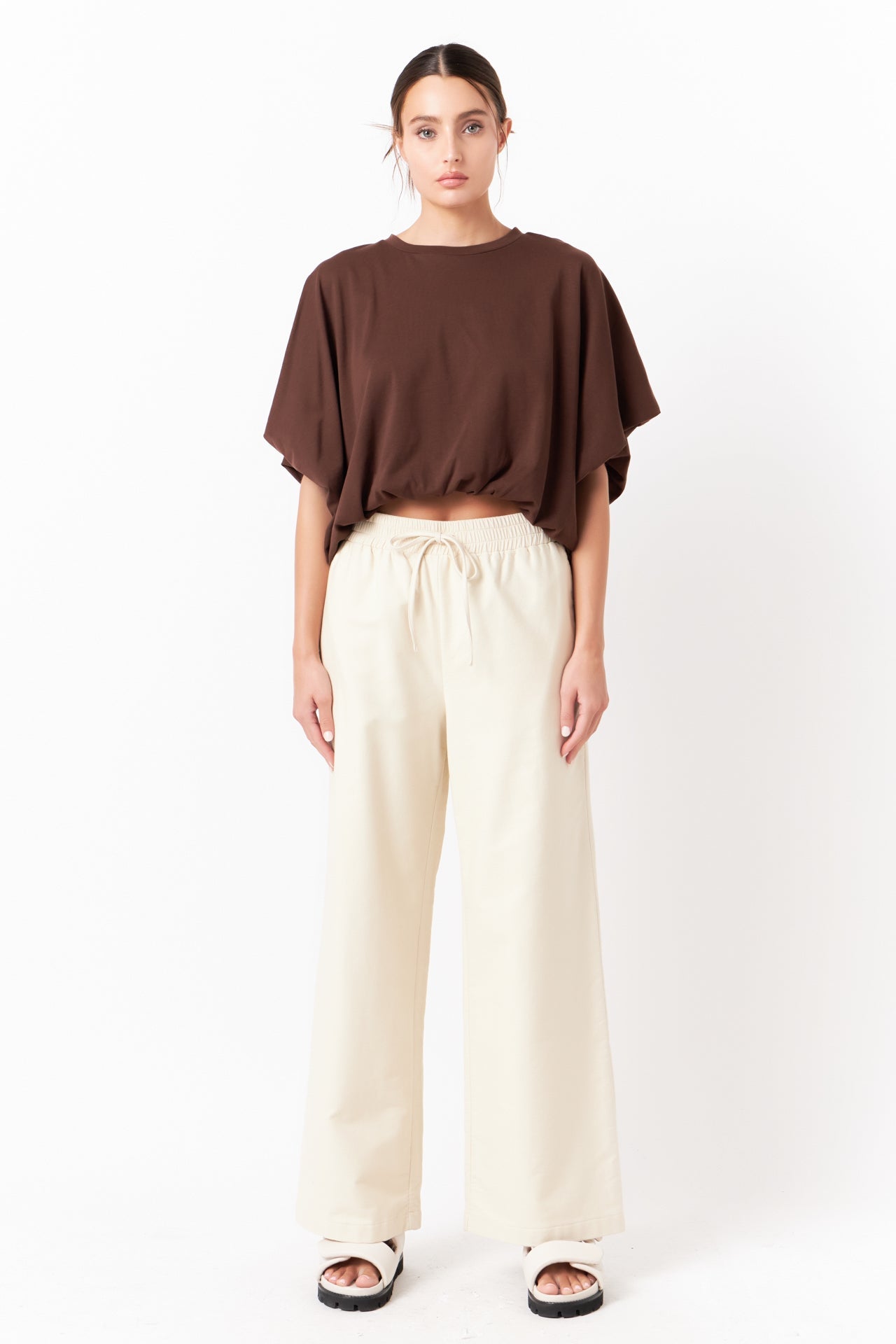 GREY LAB - Wide Leg Pants - PANTS available at Objectrare