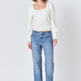 Puff Sleeve Sweater