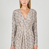 Snake Skin Mini Dress