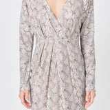 Snake Skin Mini Dress