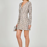 Snake Skin Mini Dress