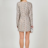 Snake Skin Mini Dress