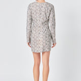 Snake Skin Mini Dress