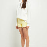 Biker Shorts with Ruffle