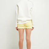 Biker Shorts with Ruffle