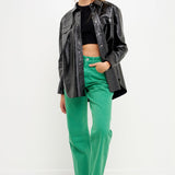 GREY LAB-Color Full Length Wide Leg Jean-JEANS available at Objectrare