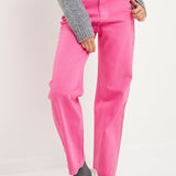 GREY LAB-Color Full Length Wide Leg Jean-JEANS available at Objectrare